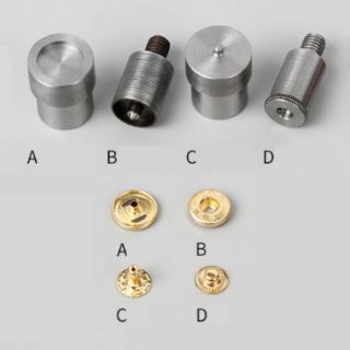 1 bộ cối đóng nút bấm 4 chi tiết dánh cho máy dập tay