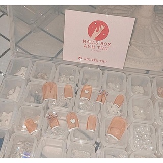 Nailbox thiết kế - Nailbox charm nơ