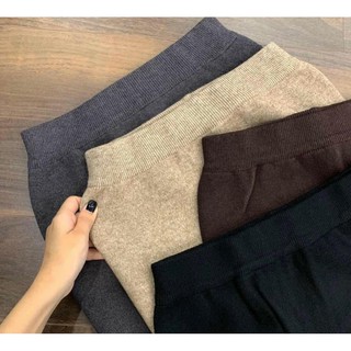Chân váy len lông thỏ
