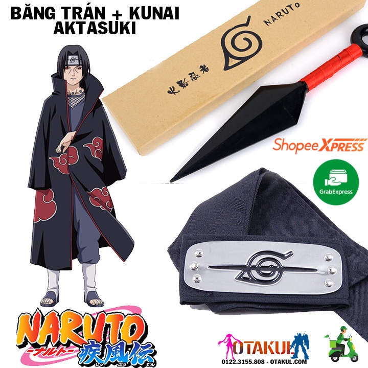 Kunai + Băng Trán Akatsuki trong Naruto