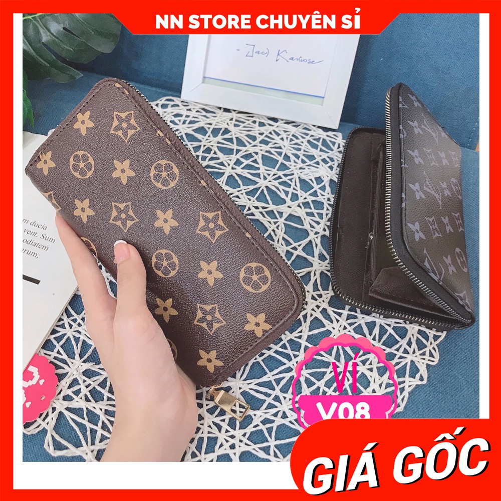 VÍ DA IN LOGO CHUẨN QC SIÊU ĐẸP ❤ ẢNH THẬT❤ VÍ NỮ