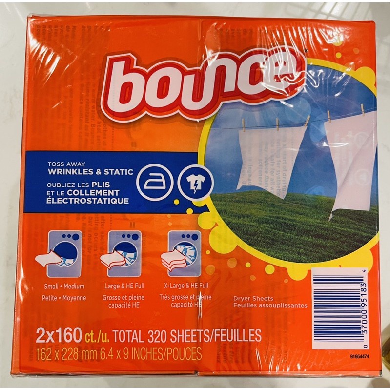 Giấy thơm 10 tờ Bounce chính hãng nhập Mỹ