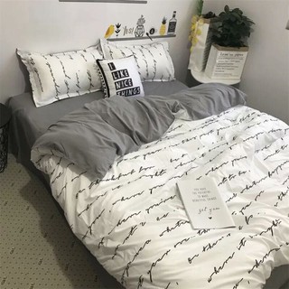 Bộ chăn ga gối cotton poly nhập mẫu mẫu 04