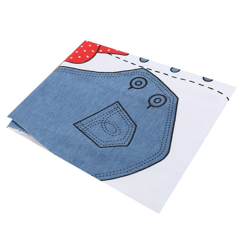 Baby Vest Cotton Waterproof Mouth Cartoon Bib