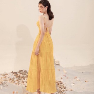 Đầm Maxi 2dây Hở Lưng