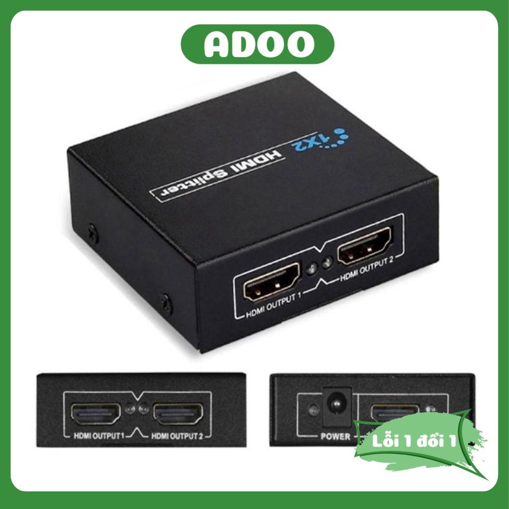 Bộ chia HDMI 1 ra 2 1 ra 4 1 ra 8 hàng nhập khẩu - Bộ chia màn hình HDMI 4K chất lượng cao giá rẻ ADOO