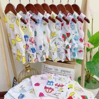 Bộ cotton giấy ba lỗ cho bé yêu
