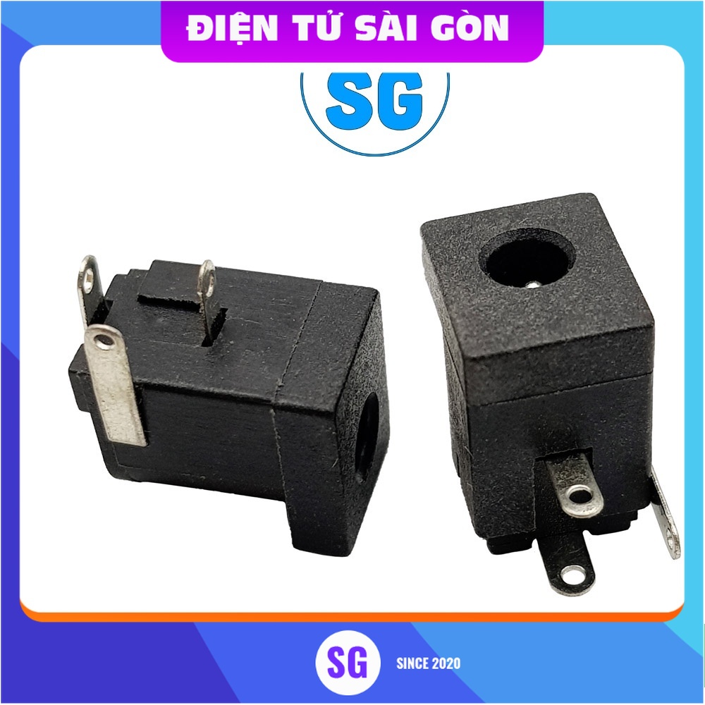 Jack DC cái 3.5x1.3 mm, jack cắm nguồn DC005C