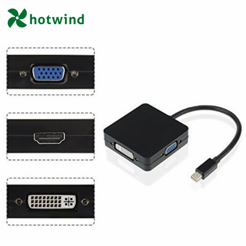 Bộ chuyển đổi Mini Display DP sang HDMI VGA DVI chuyên dụng cho Microsoft Pro 1 2 3 4