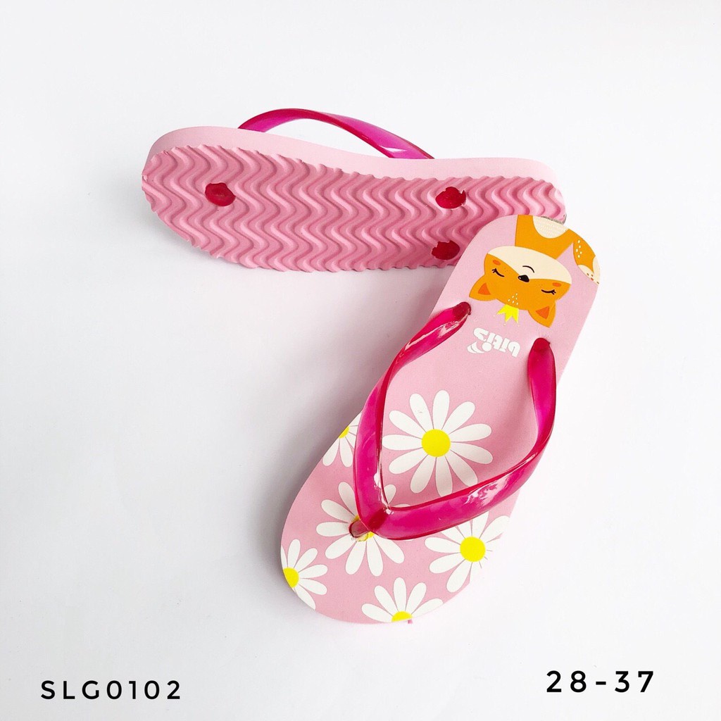Dép kẹp bé gái BlTIS 28-37 ❤️FREESHIP❤️ Dép xỏ ngón bé gái hoa cúc họa mi SLG010200