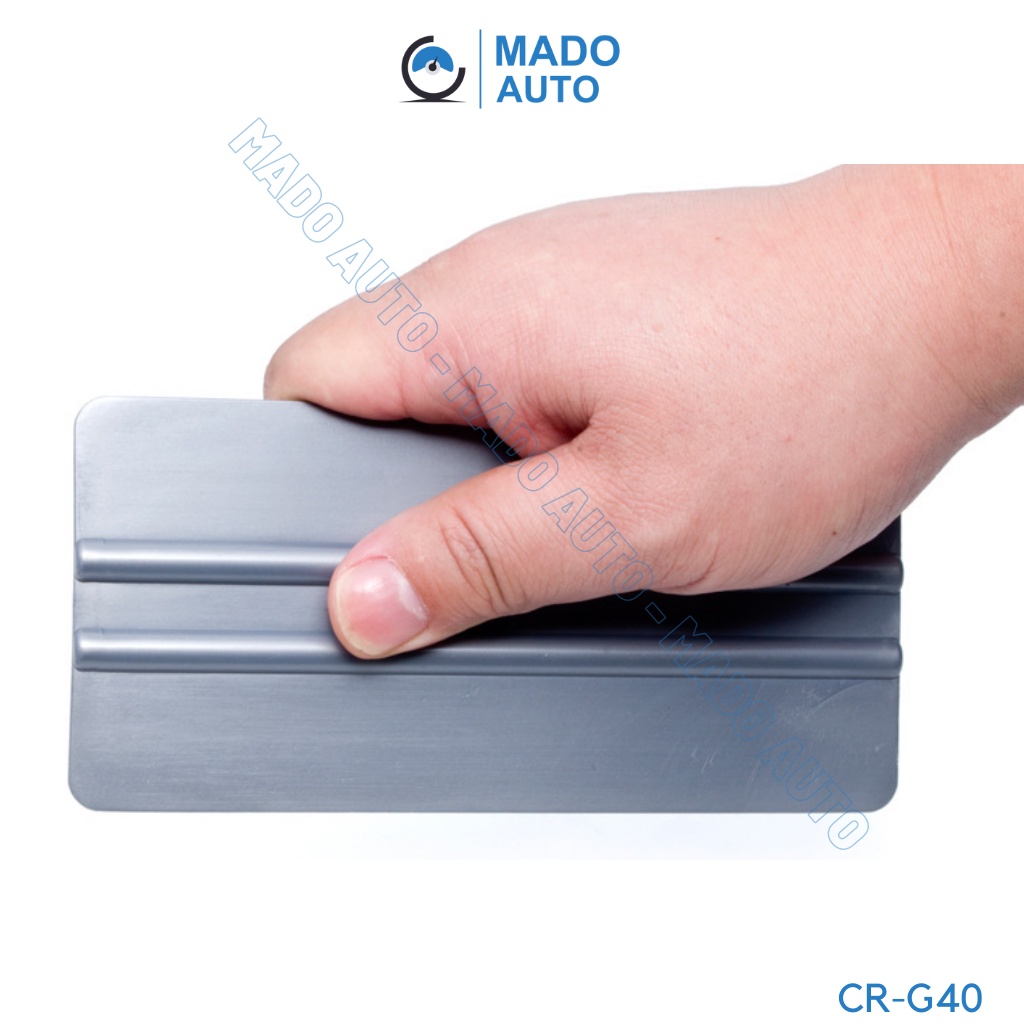 Gạt nhựa dán Film cách nhiệt cứng màu ghi xám cao cấp MADO AUTO CR-G40