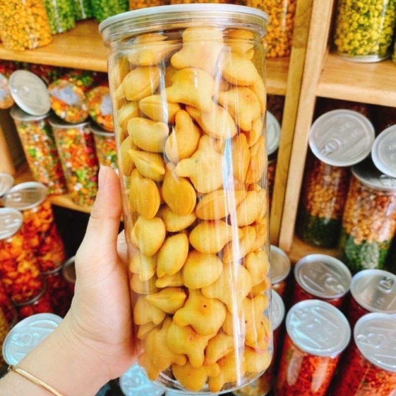 Bánh gấu nhân kem Thiên Hồng mix 3 vị hũ 300g cực ngon, bon miệng