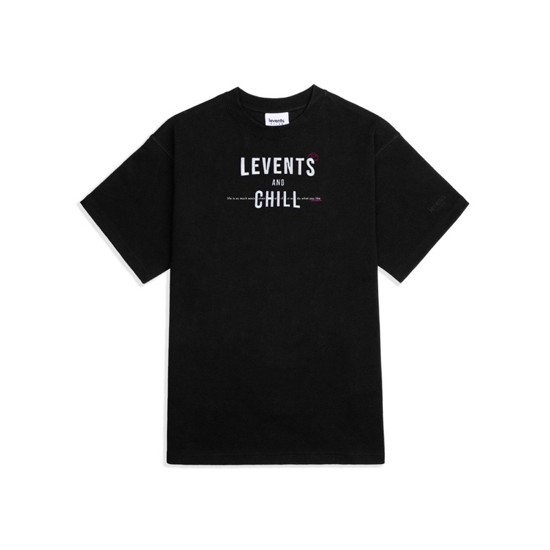 Áo Thun Levents & Chill Chữ Phía Sau Siêu Xinh