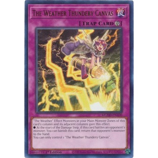 Thẻ bài Yugioh - TCG - The Weather Thundery Canvas / MGED-EN100'