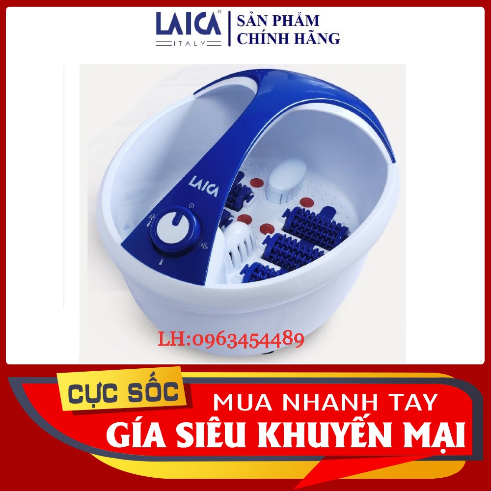 [CHÍNH HÃNG BH 1 NĂM] Bồn ngâm chân massage Laica PC1018 - 3 chế độ