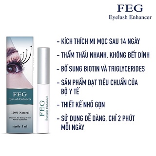 Dưỡng mi FEG EYELASH ENHANCER DƯỠNG MI DÀI_3ml