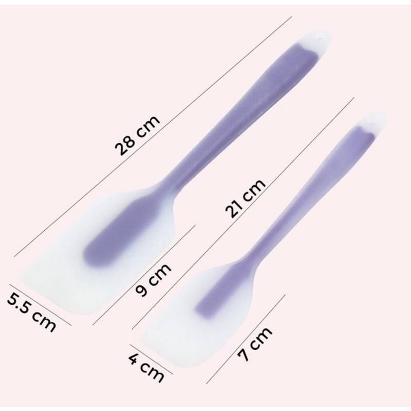 Phới Trộn Bột Làm Bánh Silicon, Cây Vét Spatula