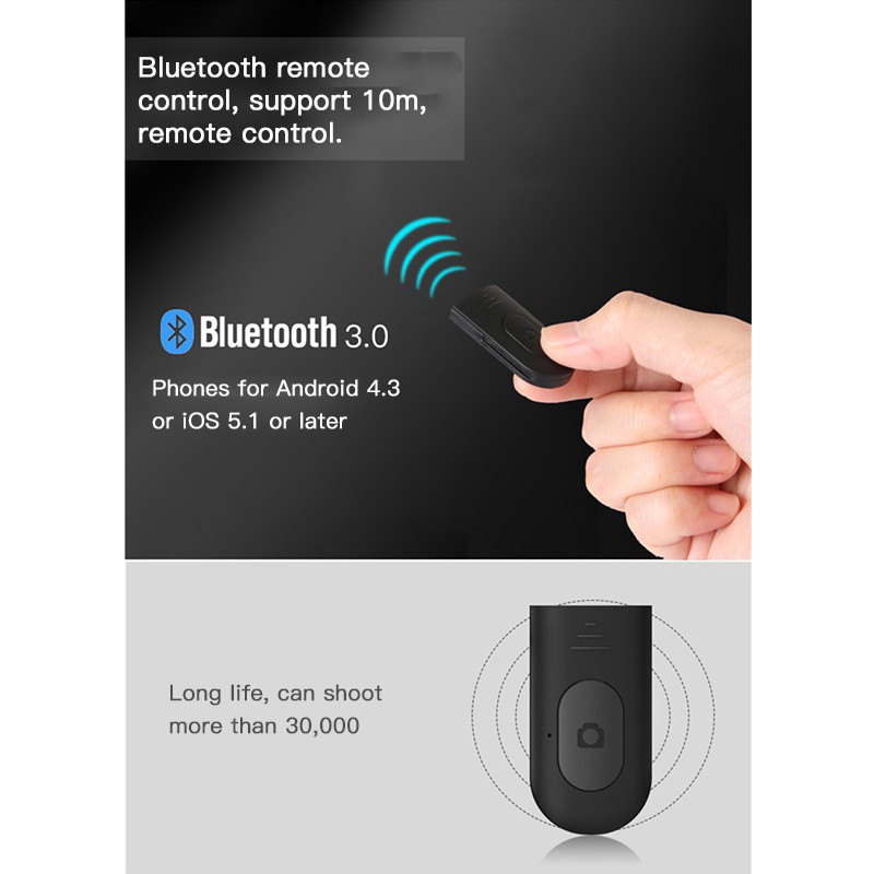 Gậy chụp ảnh cầm tay không dây mini kết nối Bluetooth chất lượng cao | BigBuy360 - bigbuy360.vn