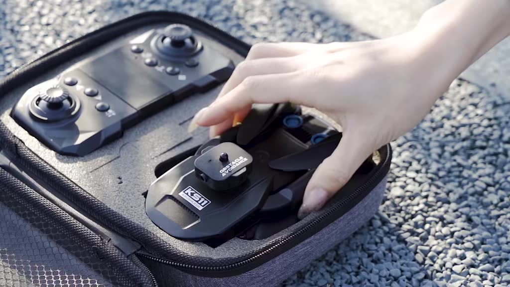 Flycam KS11 Camera 4K HD  thời gian bay 18 phút tầm hoạt động 500M pin 1600mAh không chổi than bay ổn định bền bỉ | BigBuy360 - bigbuy360.vn