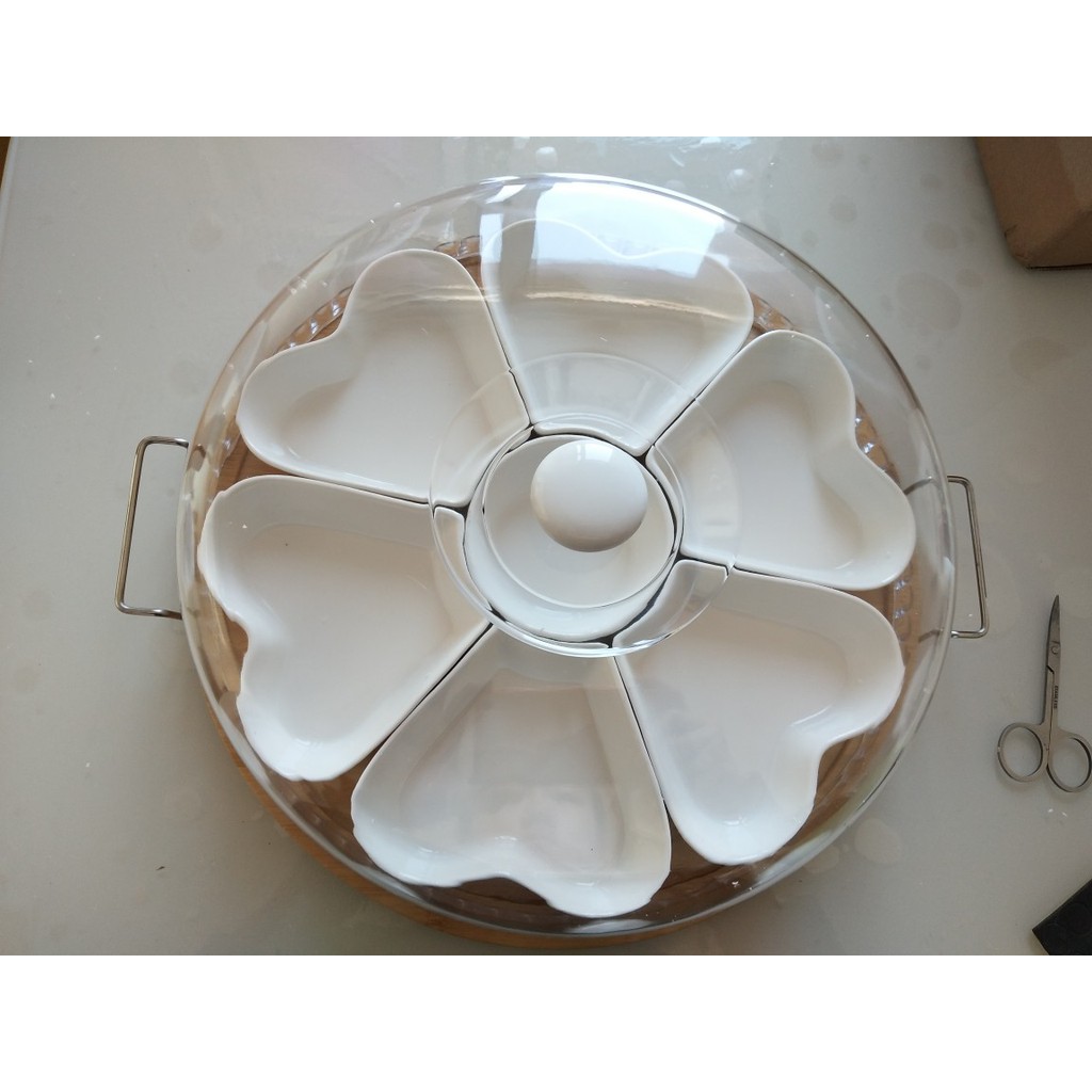 Khay mứt tết gốm sứ ceramic phong cách NHẬT BẢN