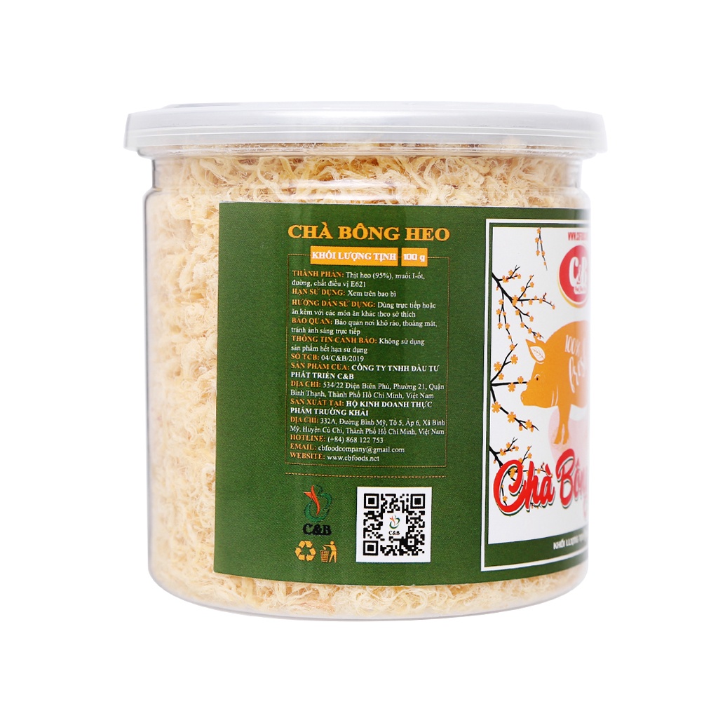 Chà Bông Heo  - Hộp 100G