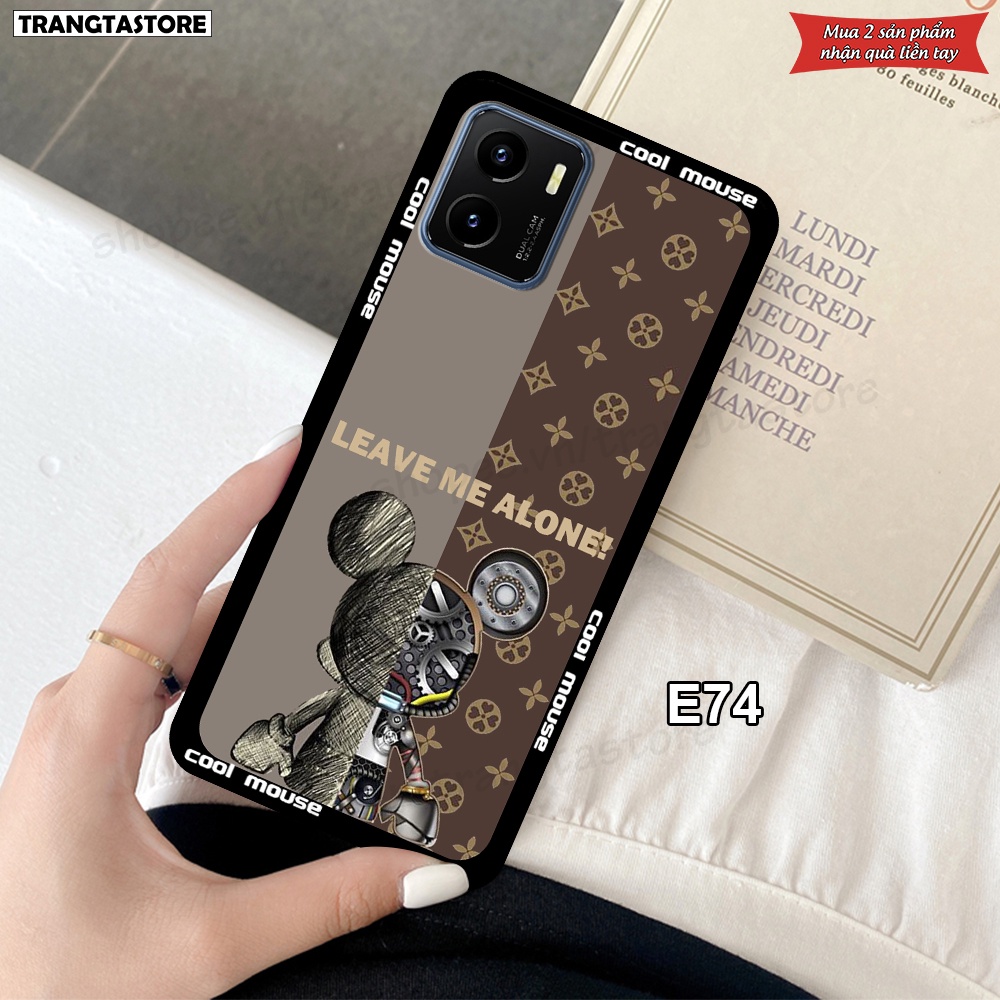 Ốp Vivo Y01 / Y15s / Y15a in hình gấu Bearbrick,Metal Style,Doremon siêu dễ thương chất lượng