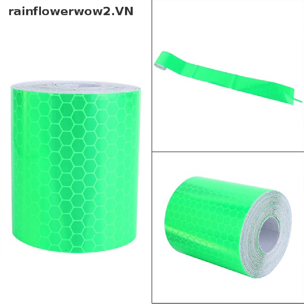 Cuộn Băng Keo Phản Quang Tự Dính 1m * 5cm Cảnh Báo An Toàn Cho Xe Hơi / Xe Tải