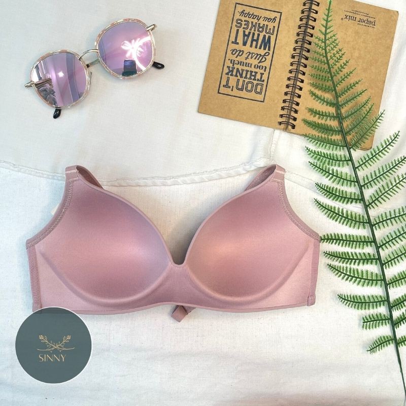 Áo lót nữ, ngực không gọng mút mỏng, chip chất su co dãn, nội y Thái Lan cao cấp, Sister hood 202, Sinny