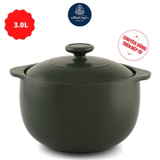 Nồi dưỡng sinh Vesta 3.0L + nắp (bếp từ) - Healthycook - Xanh rêu