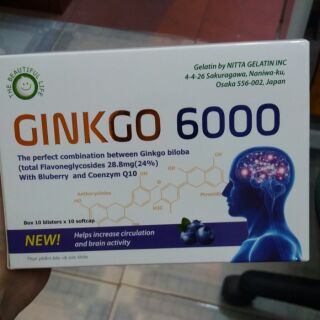 GINKGO 6000 ( hộp 100 viên)