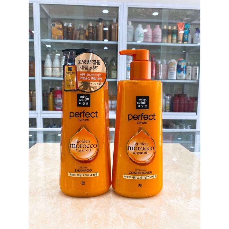 Dầu gội misen màu vàng dành cho tóc hư tổn