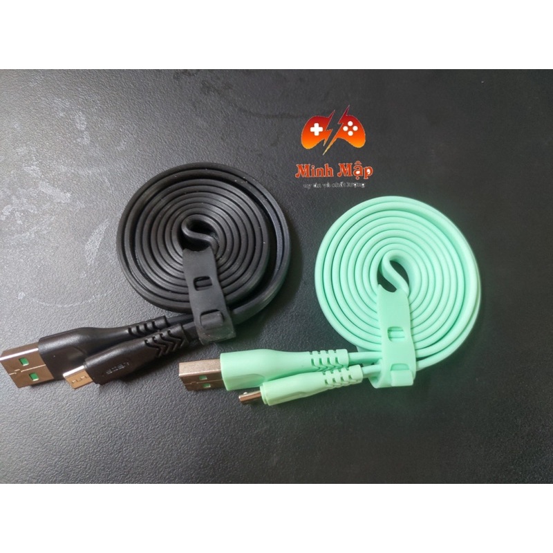 Cáp sạc nhanh Micro usb hiệu Veger dây dẹp chống rối