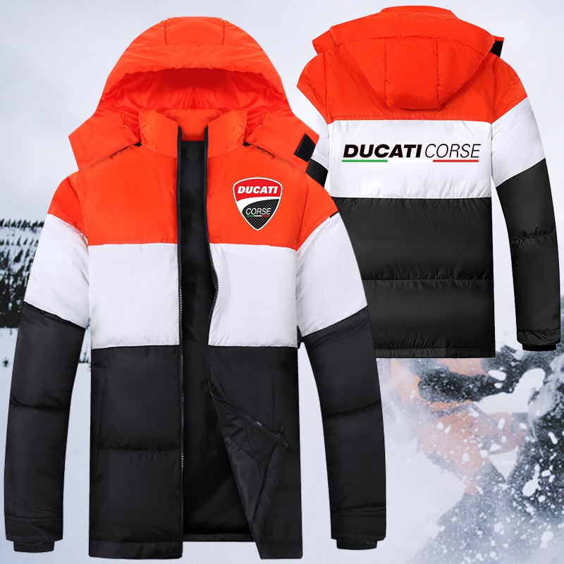 Áo Khoác Phao Dày Chống Tuyết Chống Gió Có Khóa Kéo Cho Nam