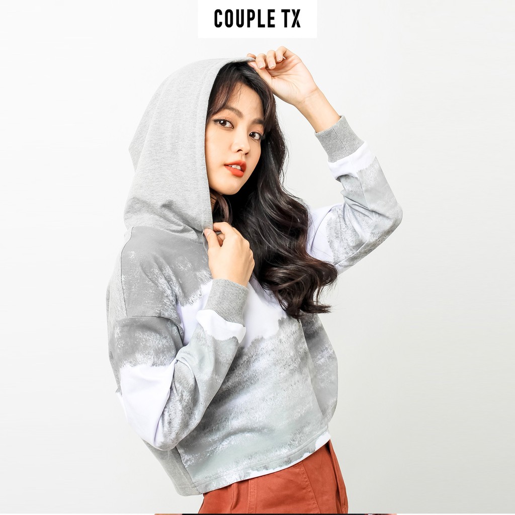 Áo Khoác Hoodie Nữ In Loang Couple TX OSW 1006