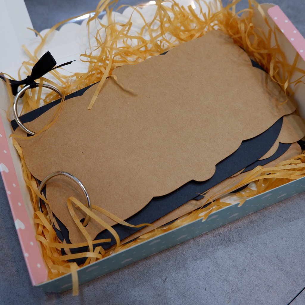 ALBUM - PHOTOBOOK CẮT HOA VĂN + KHOEN CÒNG + HỘP QUÀ