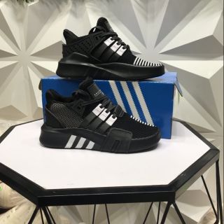 Hàng sẵn + Full box Sneaker EQT Đen phản quang cao cấp