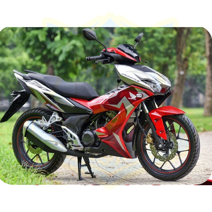 ( Quí khách vui lòng mang ra tiệm cho thợ dán ) Tem winner Repsol trắng