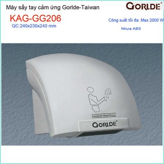 Máy sấy tay cảm ứng Gorlde KAG-GG206