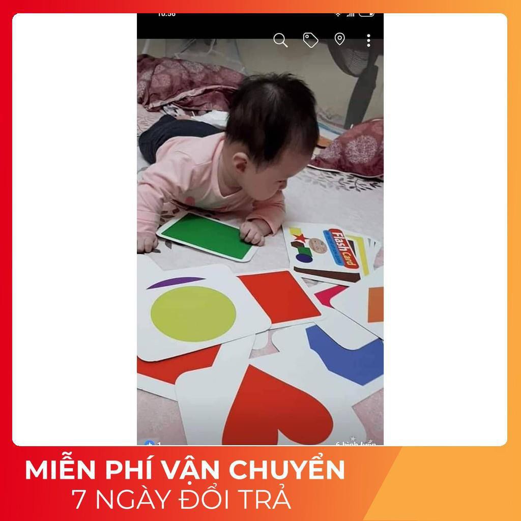 Bộ Thẻ Học Thông Minh 18 Chủ Đề Thế Giới Xung Quanh loại To song ngữ A-V chuẩn Glenn Doman Flashcard cho bé từ 0-6 tuổi