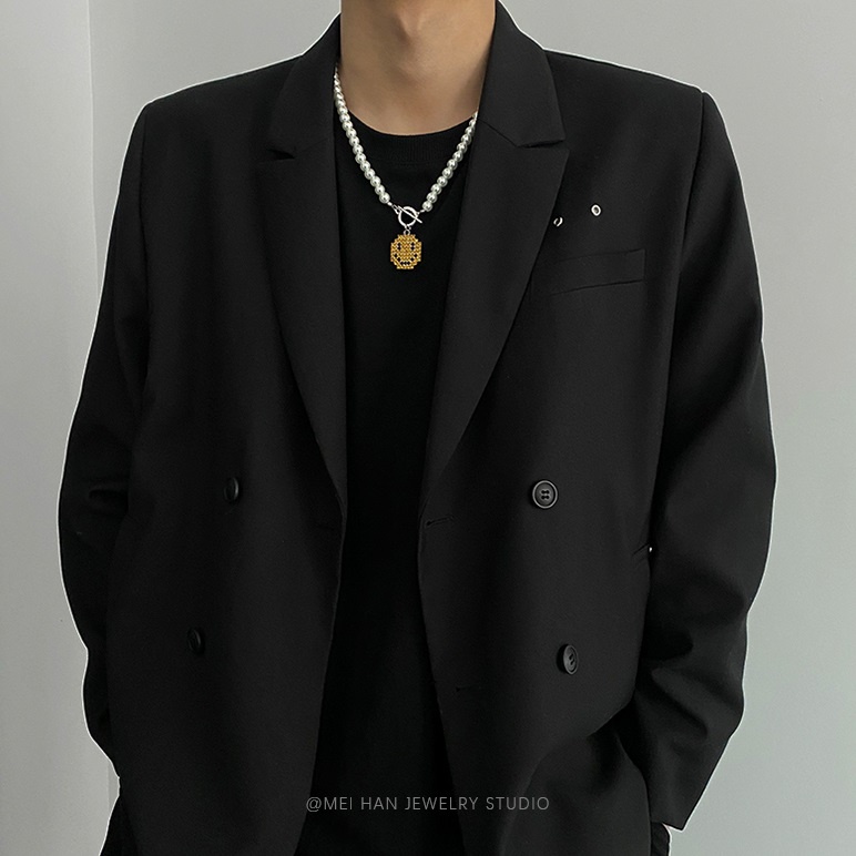 Dây Chuyền Nam Unisex SMILE Hiphop Thời Trang Loki Accessories Ngầu Chất Đẹp - Vòng Cổ Titan - SMILE Chains