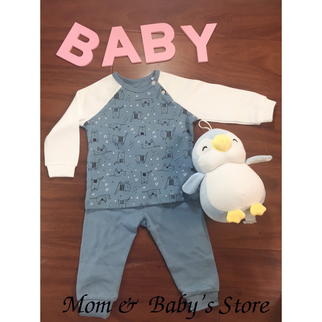 LULLABY - Set 2 Bộ dài tay raglan thu đông vải nỉ