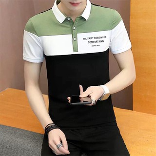 Áo thun nam cao cấp có cổ at002 -fashionstarno1