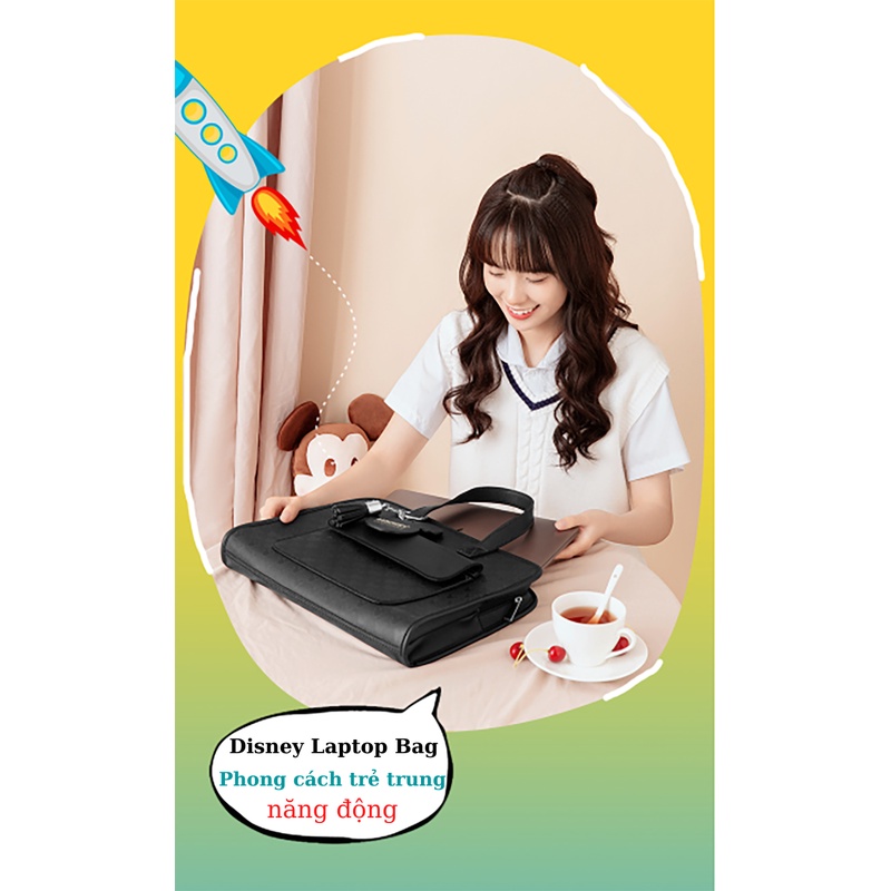 Túi Chống Sốc Thời Trang Nữ Disney Mickey Đựng Macbook/ Laptop