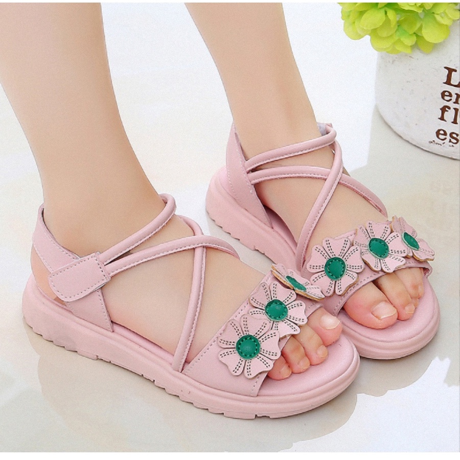 sandal đi học cho bé gái size 27- 37 ,giày đi học cho bé SS119