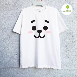 ÁO THUN BTS BT21 khuôn mặt