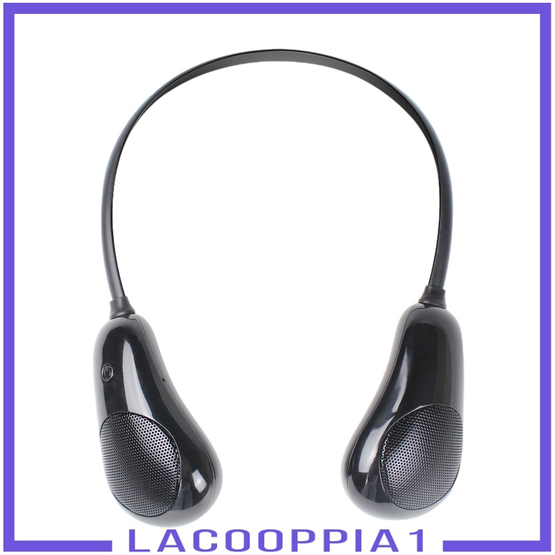 [LACOOPPIA1] Neck Bluetooth Headphone Speaker Lightweight Wearable Speaker 3D Stereo Sound Portable Headset Earphone Outdoor Indoor Hiking Handsfree Phone Call