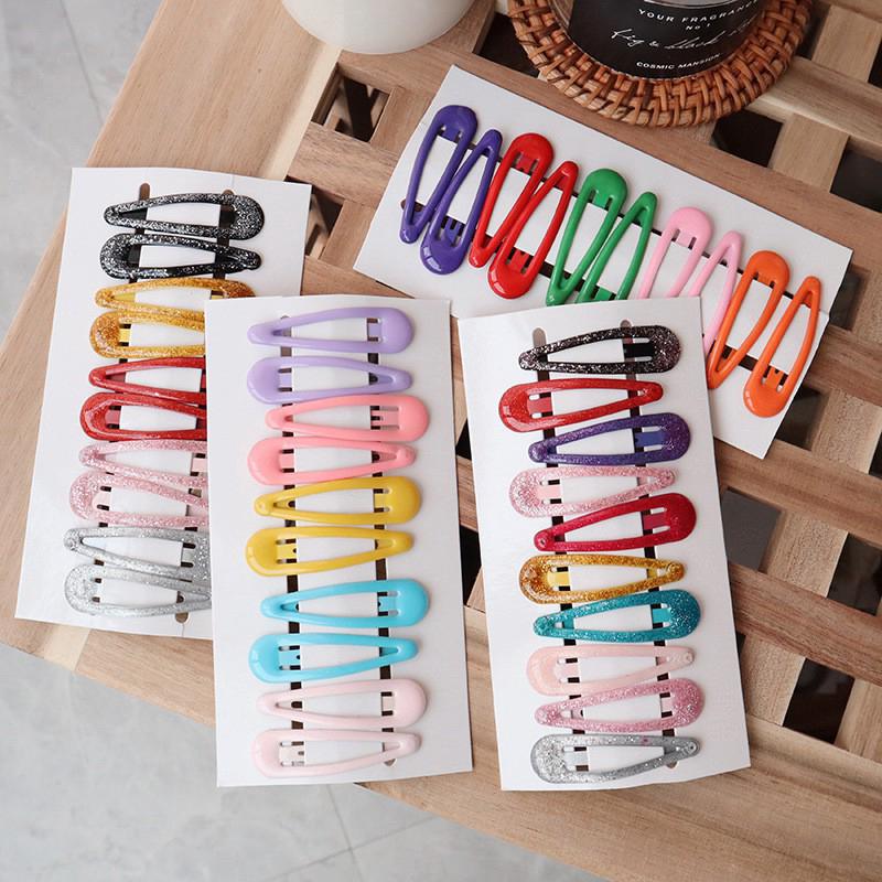 Set of 10 sweet color hairpin for girls