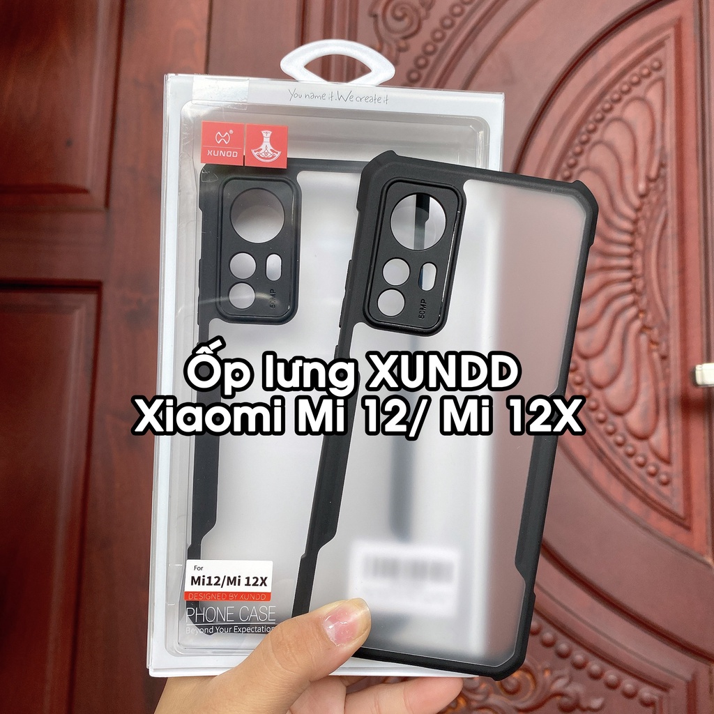 Ốp lưng XUNDD Xiaomi Mi 12/ Mi 12X/ Mi 12S  - Chống sốc