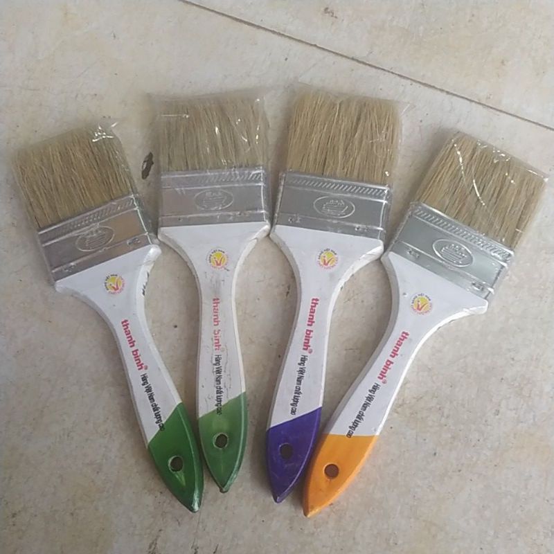 CHỔI SƠN CÁN GỖ CAO CẤP THANH BÌNH