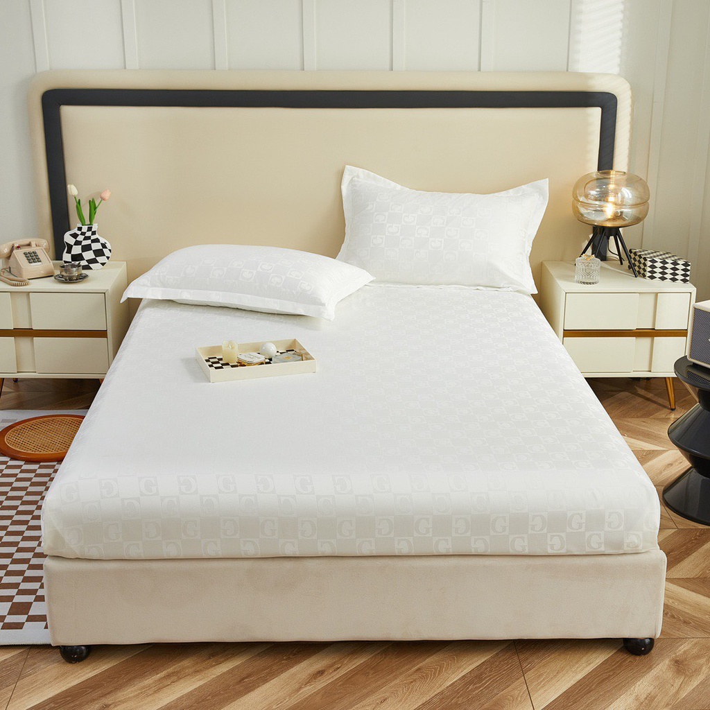 Ga Gối Lụa Vân Chìm Thương Hiệu Sắc Nét Sang Chảnh Luna Bedding shop MH2T